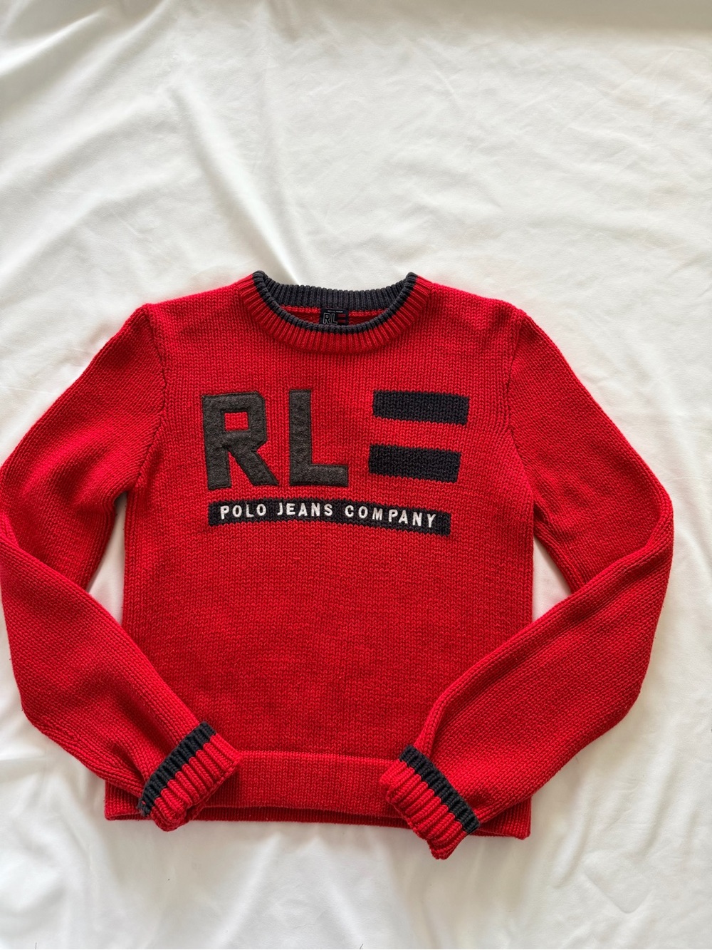 🔥 Vintage Polo Jeans Co. Ralph Lauren Knit Sweater 🔥Women’s Medium 90s/ Y2K